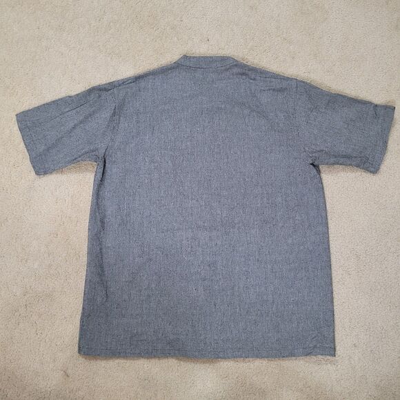 Himalayan Hemp Shirt Mens 3XL Fits Like XL Short Sleeve Button Up THC Free - Picture 2 of 8